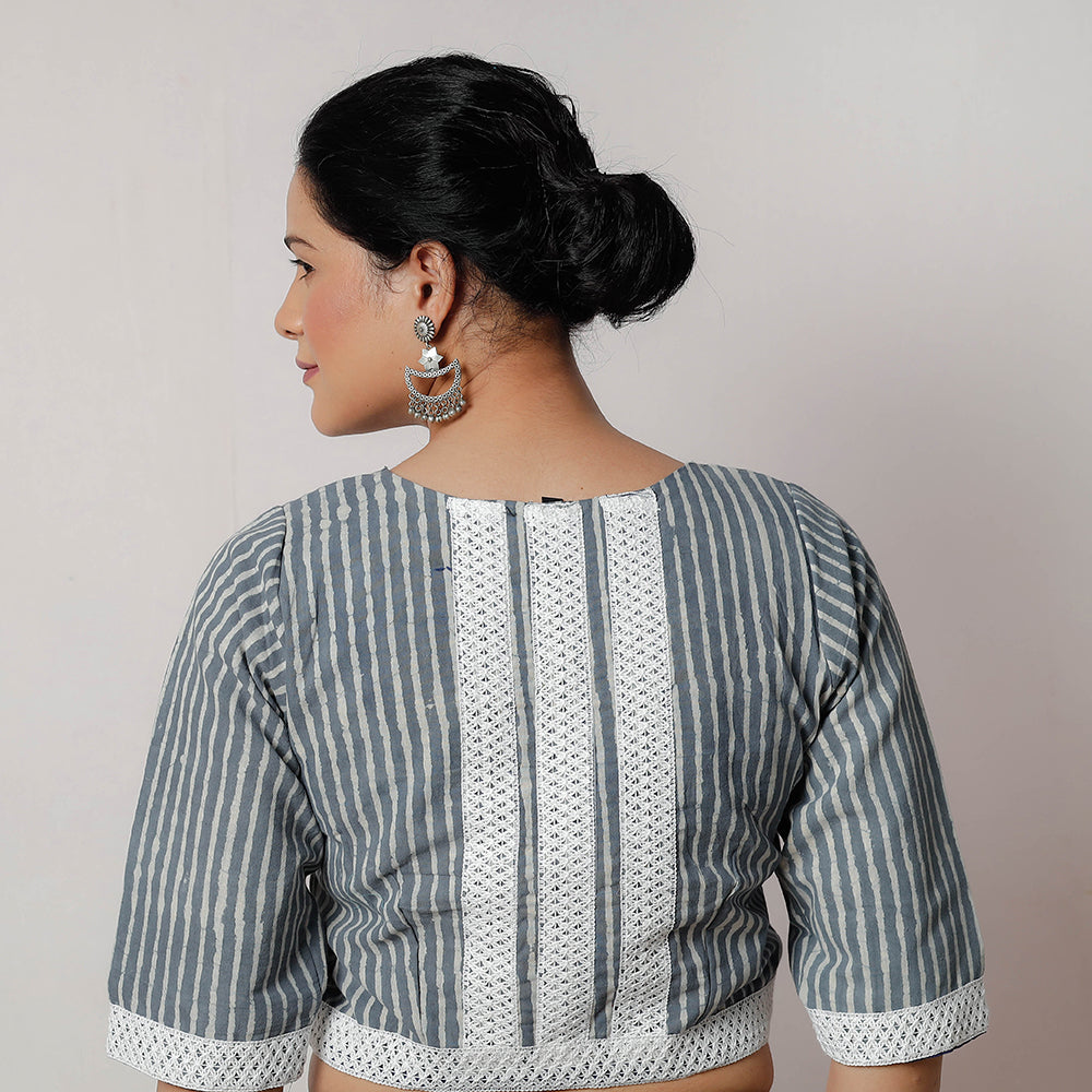 Bagru Stitched Blouse
