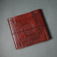 Embossed Leather Cover Handmade Paper Photo Album (9 x 10 in)