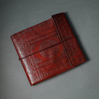 Embossed Leather Cover Handmade Paper Photo Album 