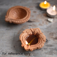 terracotta diya set