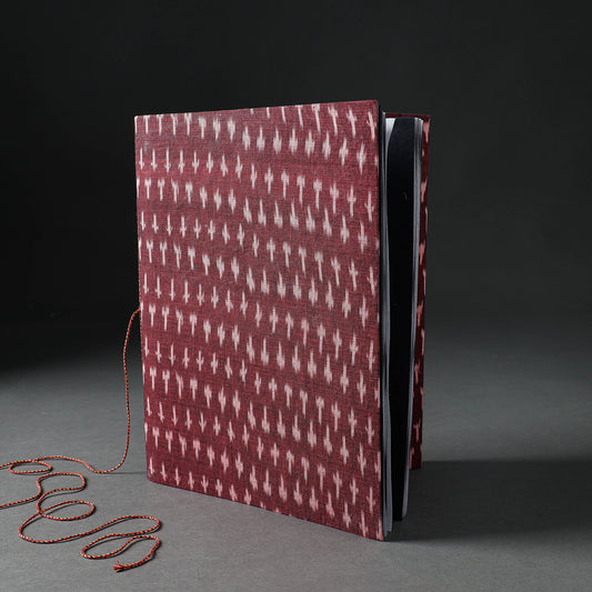 Pochampally Ikat Fabric Cover Handmade Paper Photo Album (13 x 10 in)