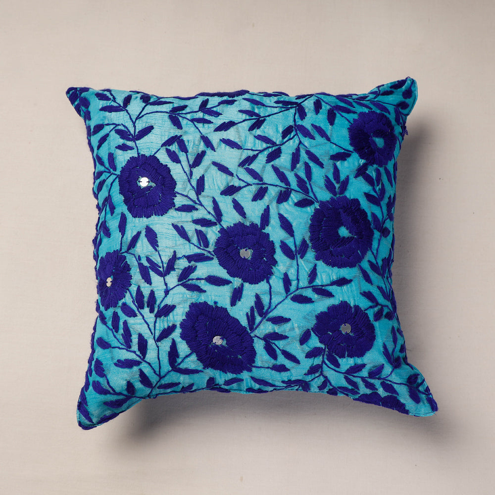 Phulkari Embroidery Cushion Cover