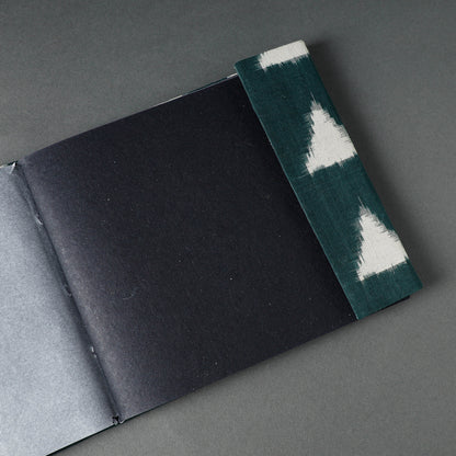 Sambalpuri Ikat Fabric Cover Handmade Paper Photo Album (9 x 10 in)