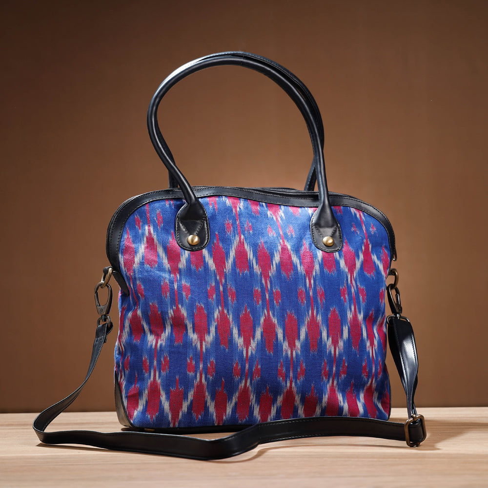 Handcrafted Woven Ikat Cotton Shoulder Bag