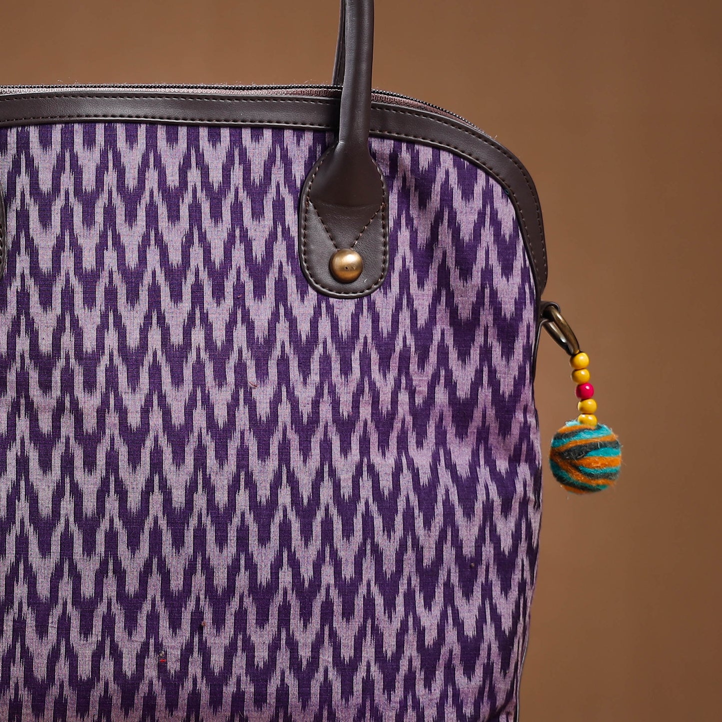 Handcrafted Woven Ikat Cotton Shoulder Bag