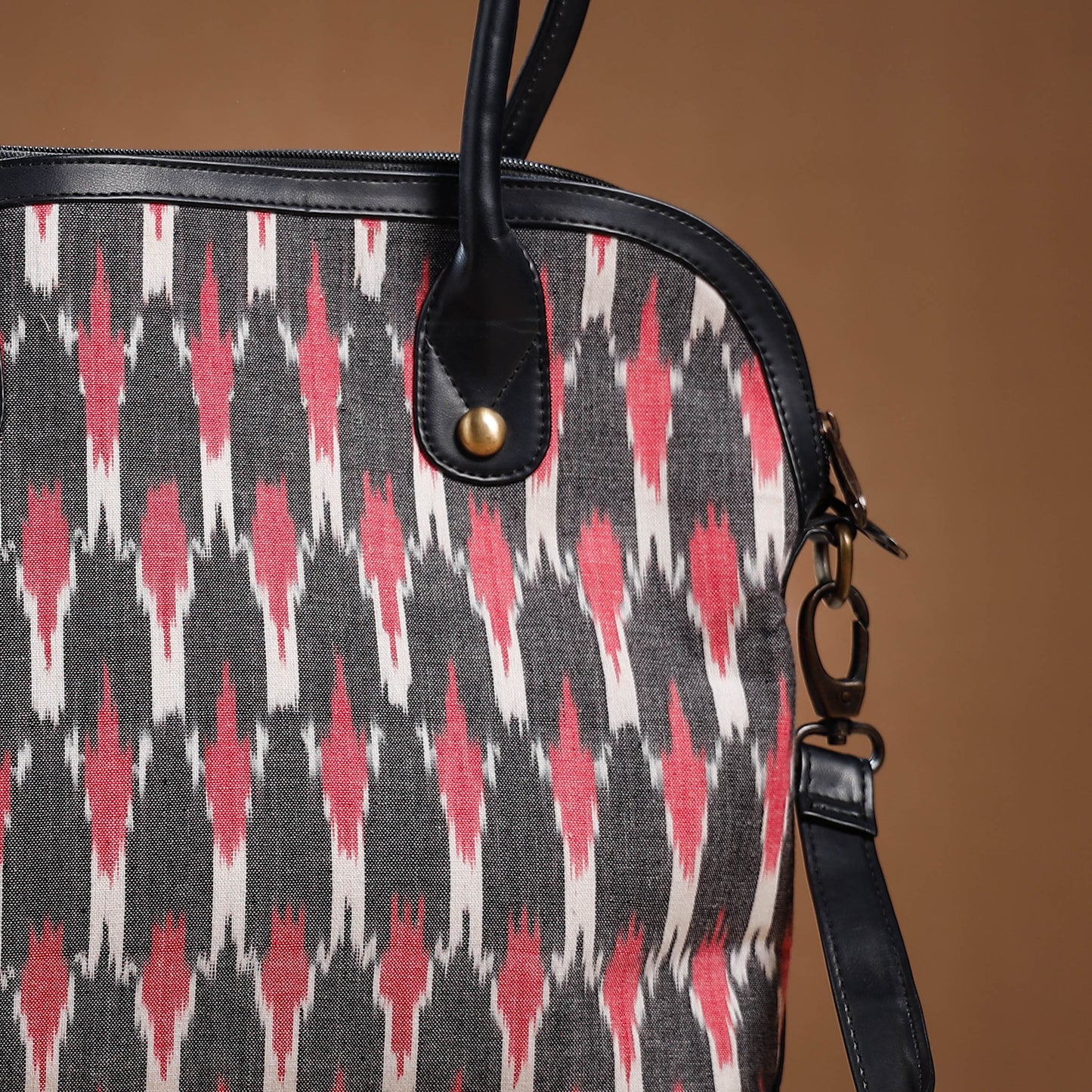 Handcrafted Woven Ikat Cotton Shoulder Bag