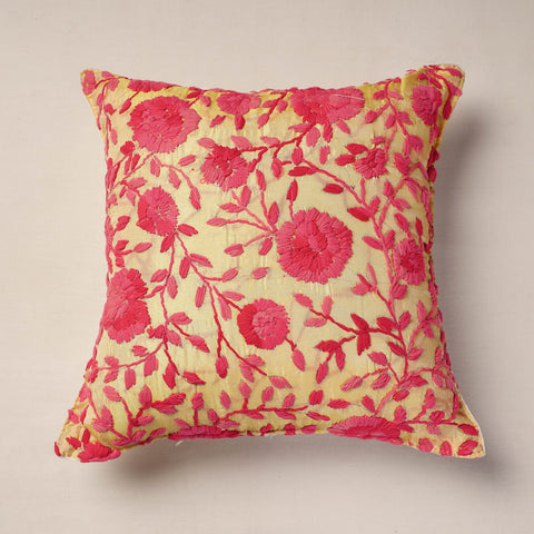 Phulkari Embroidery Cushion Cover