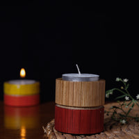 Bamboo Tealight Candle Holder