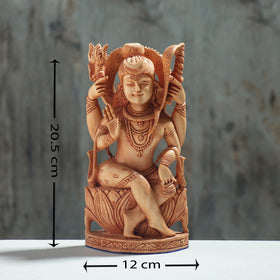  Handcarved Kadam Wood Sculpture 
