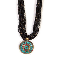 tibetan beadwork necklace