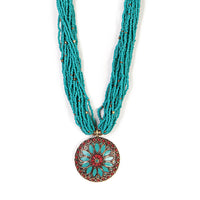  tibetan beadwork necklace