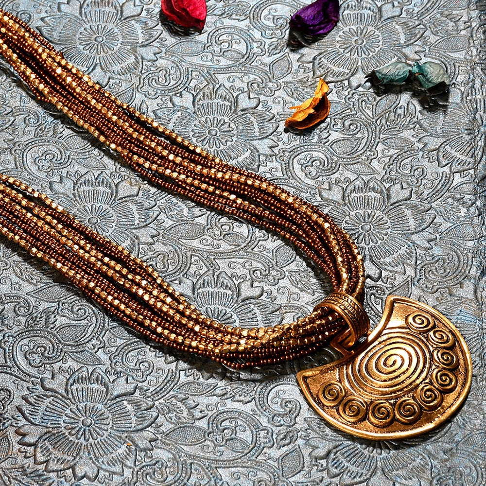 tibetan beadwork necklace