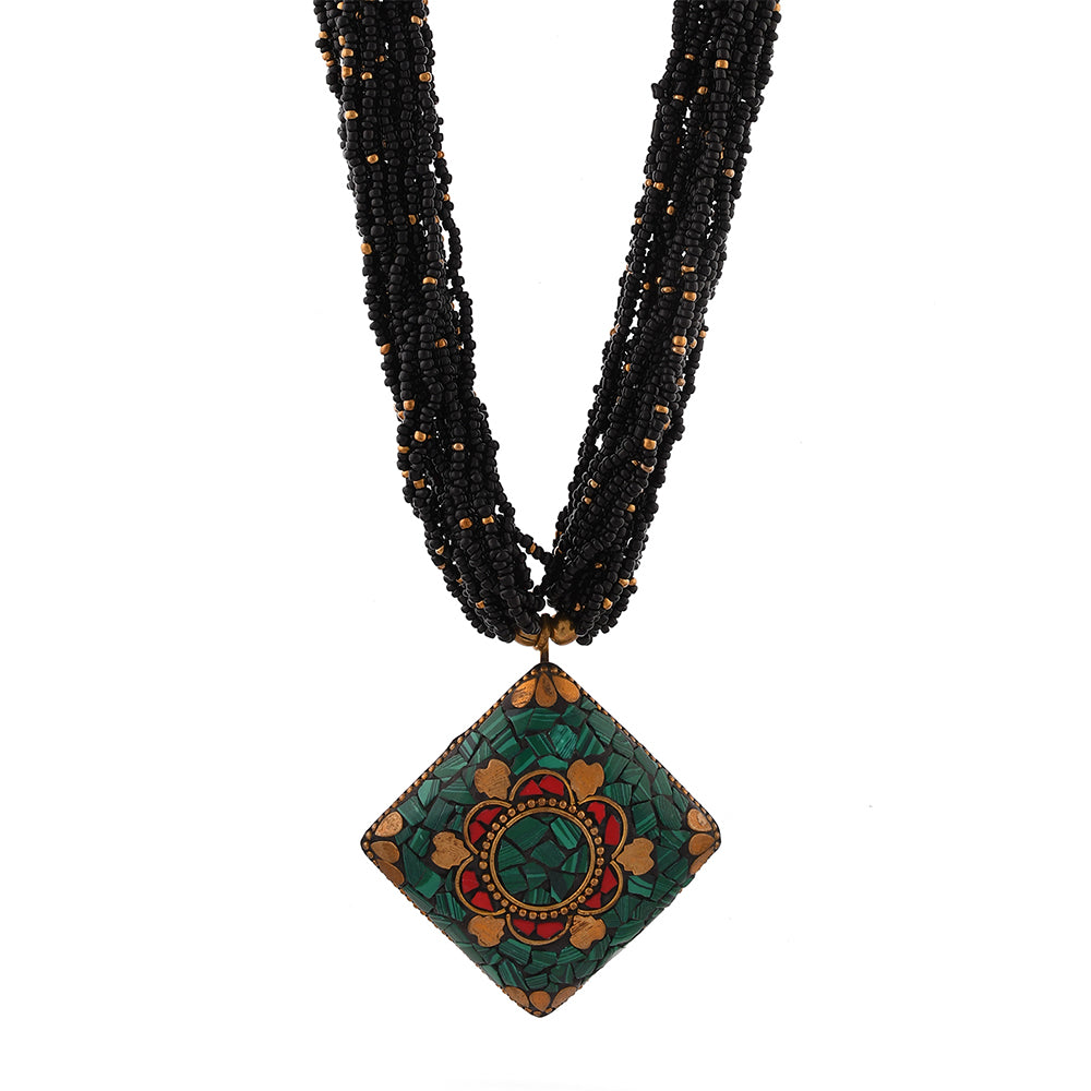  tibetan beadwork necklace