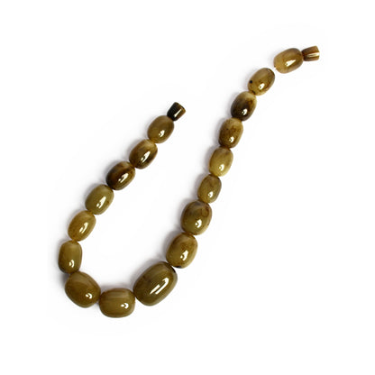 Resin Green Beaded Handcrafted Necklace by Bamboo Tree Jewels