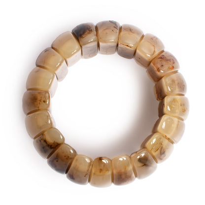 Metallic Beaded Stretchable Bracelet by Bamboo Tree Jewels
