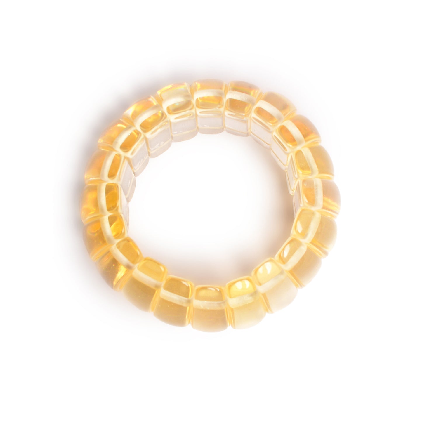 Transparent Beaded Stretchable Bracelet by Bamboo Tree Jewels