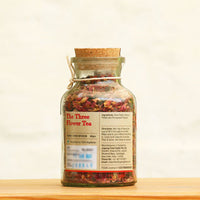 The Three Flower Tea - Rose, Hibiscus & Pomegranate Tisane