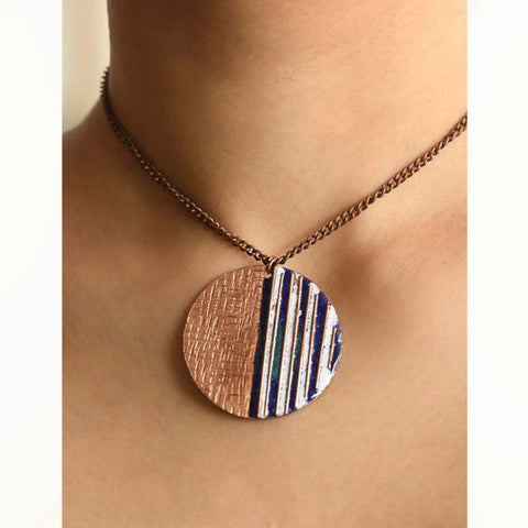 copper & brass necklace