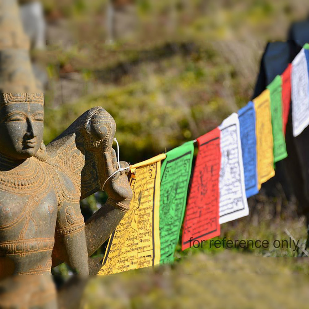 Tibetan Prayer Flag - Handmade in Himalayas - Lung Ta Wind Horse (Large)