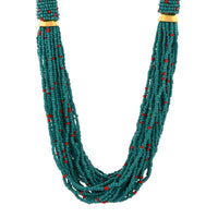 tibetan beadwork necklace