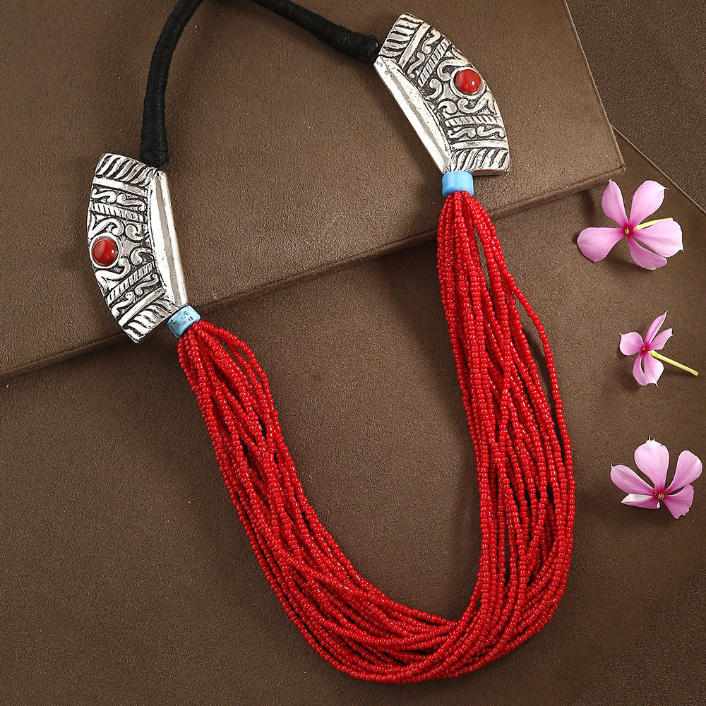  tibetan beadwork necklace