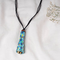 handpainted terracotta necklace