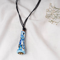 handpainted terracotta necklace