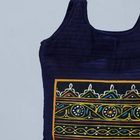  Traditional Rogan Art Painted Mashru Silk Shoulder Bag 