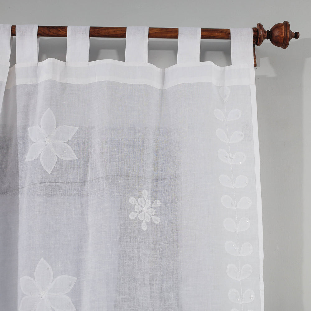  applique cutwork door curtain
