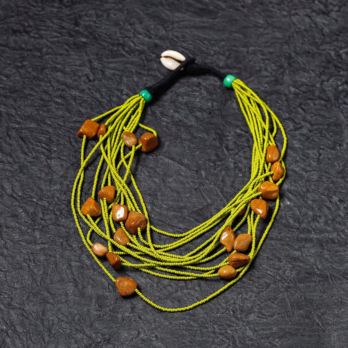 Bead & Stone Work Handmade Baiga Tribal Necklace