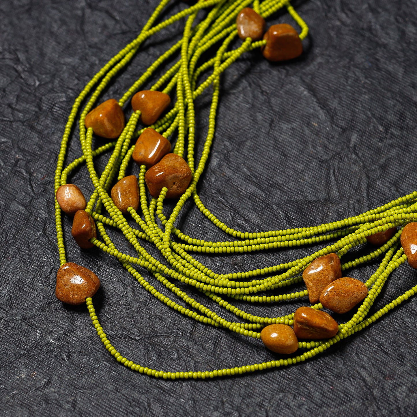 Bead & Stone Work Handmade Baiga Tribal Necklace