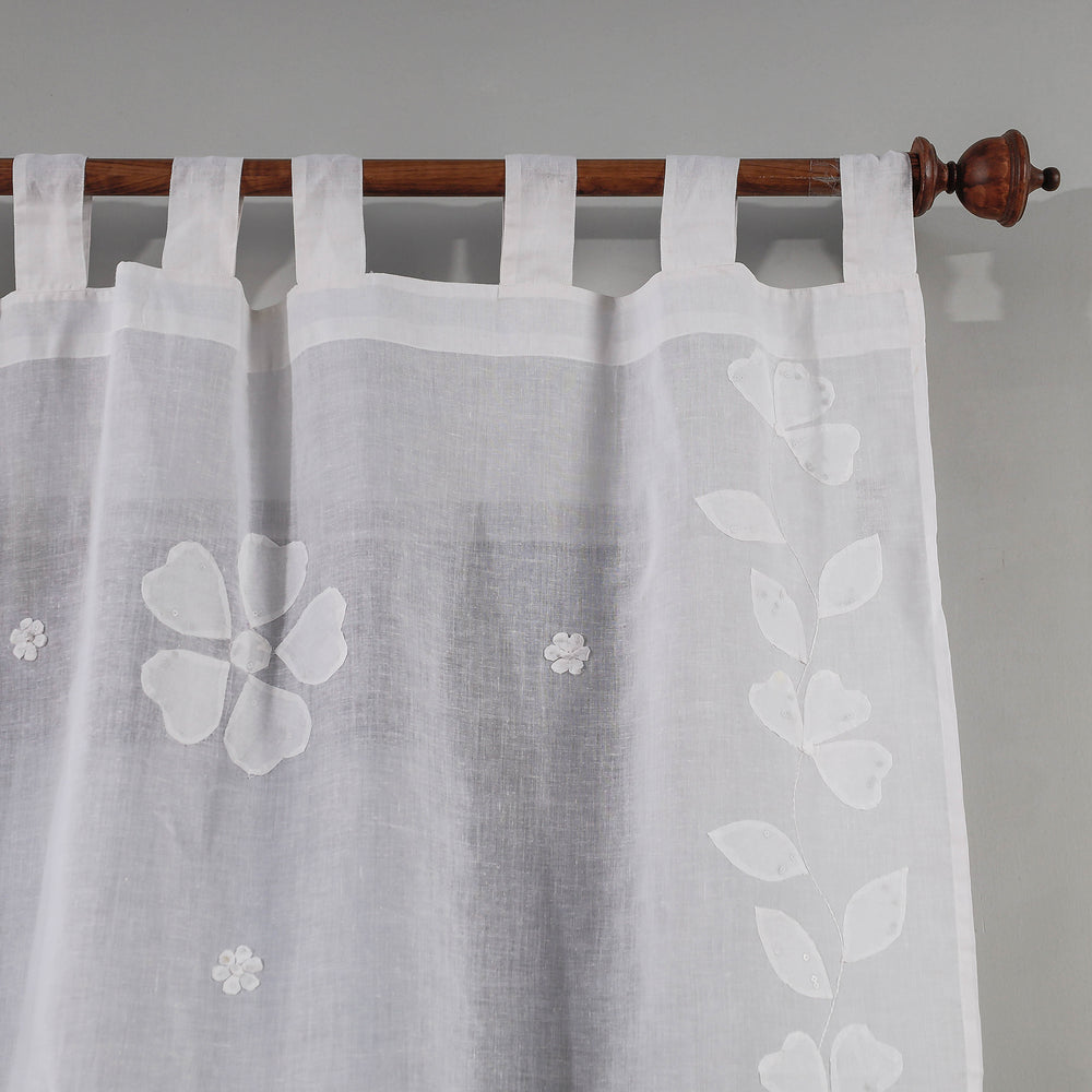  applique cutwork door curtain
