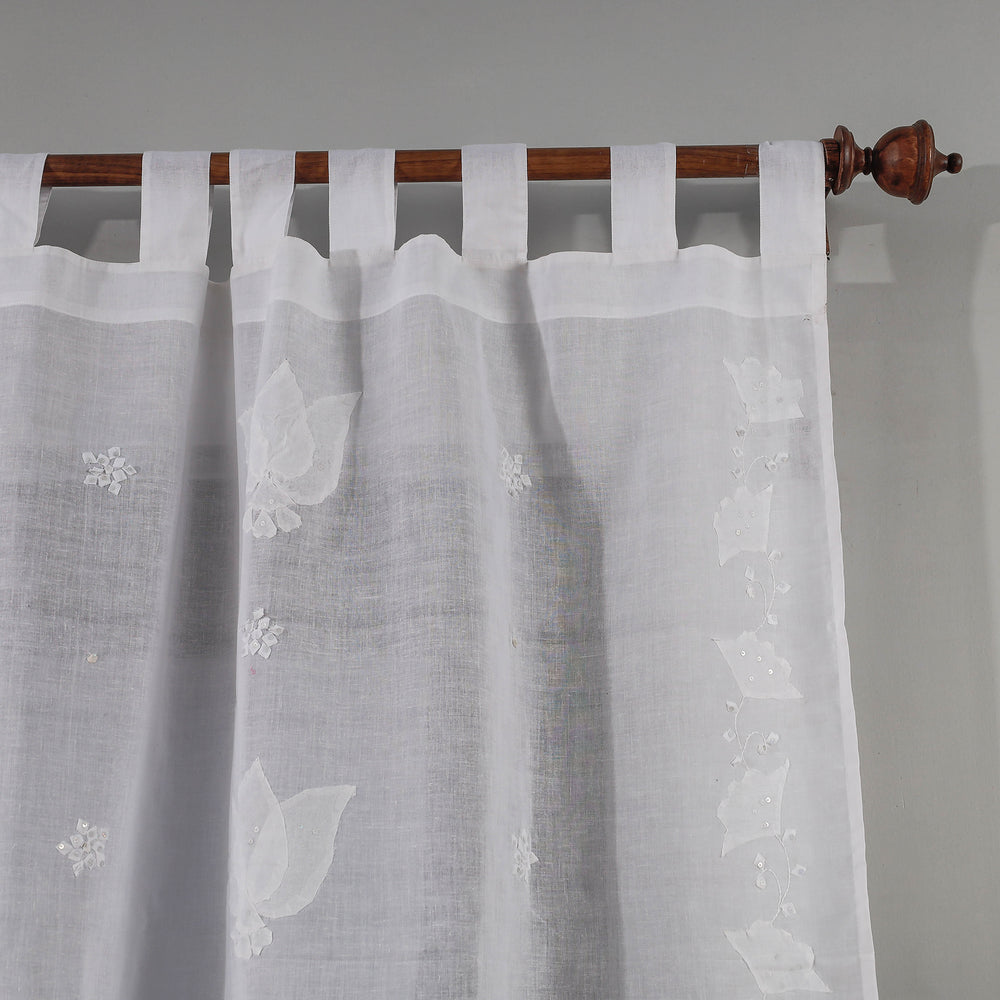  applique cutwork door curtain
