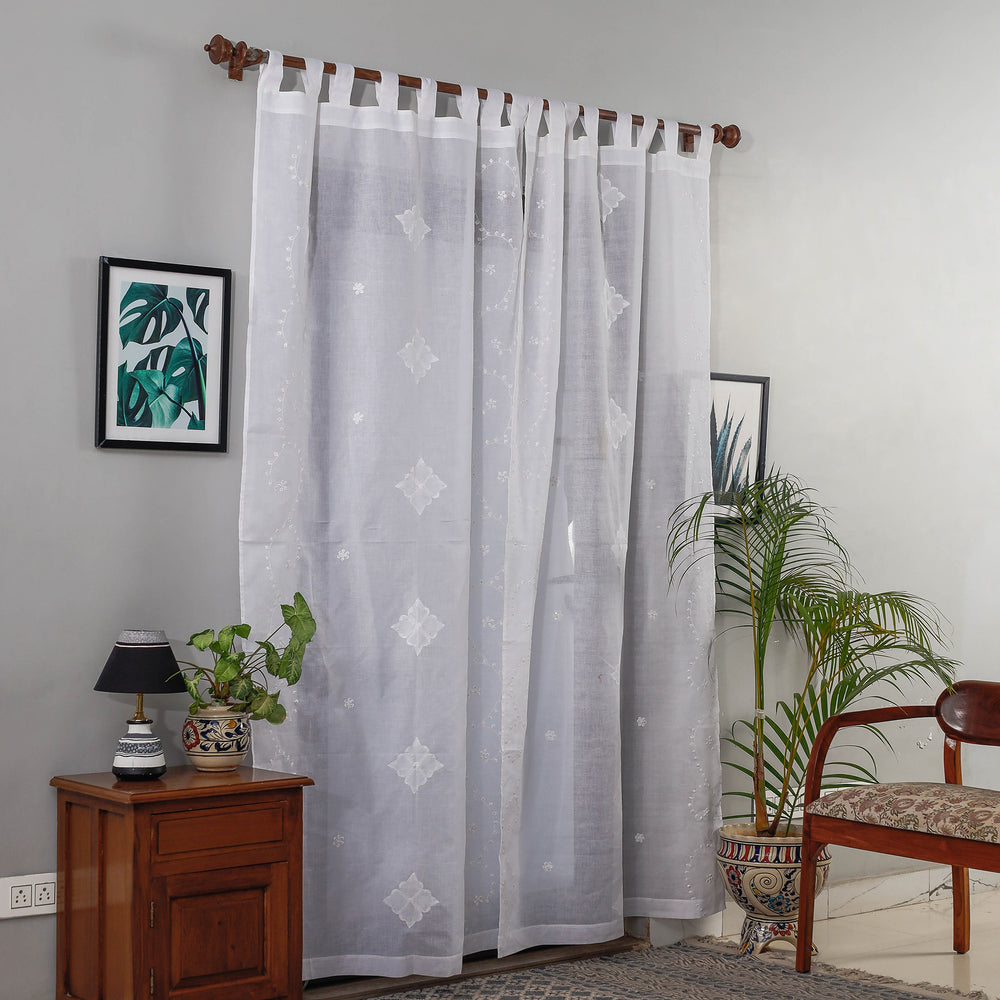  applique cutwork door curtain
