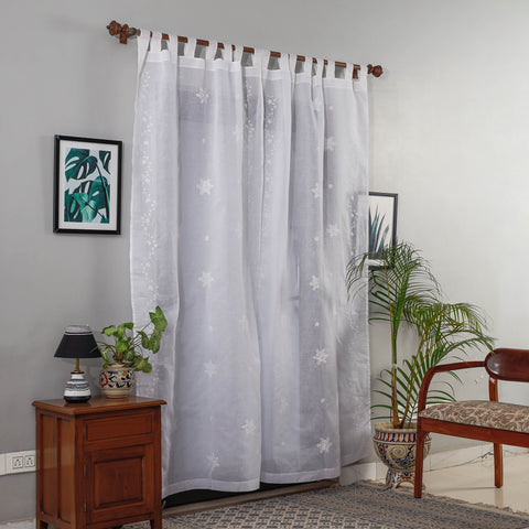  applique cutwork door curtain
