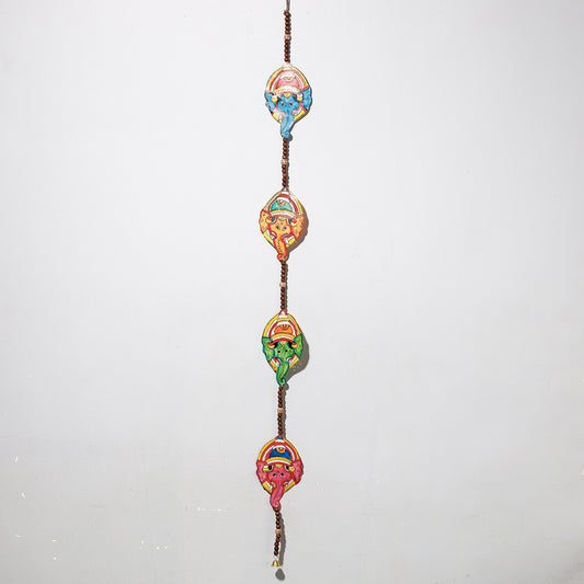 Togalu Gombeyaata Leather Puppet Wall Hanging with Beads