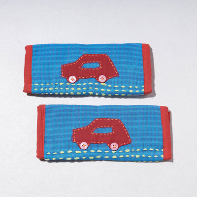Handmade Fridge Handle/Seat Belt Cover by Jugaad (Set of 2)