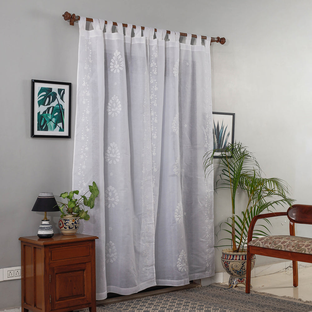  applique cutwork door curtain
