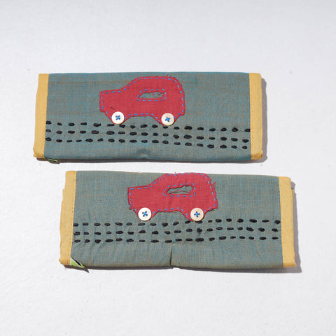 Handmade Fridge Handle/Seat Belt Cover by Jugaad (Set of 2)