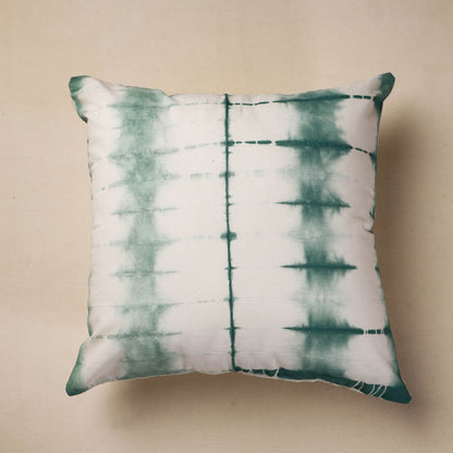 Multicolor - Shibori Tie-Dye Cotton Cushion Cover (16 x 16 in)
