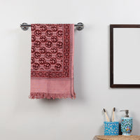 Block Printed Cotton Towel
