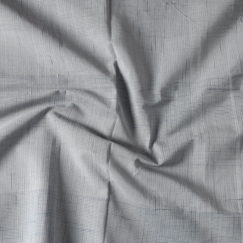 Grey - Godavari Jamdani Pure Handloom Cotton Precut Fabric (2 meter)