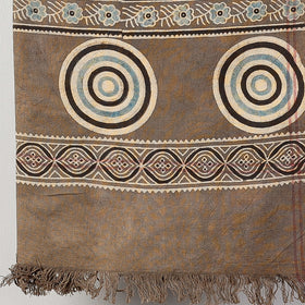 Special ajrakh block printing handloom towel from kutch