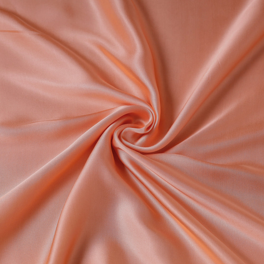 Peach - Pure Modal Silk Plain Fabric