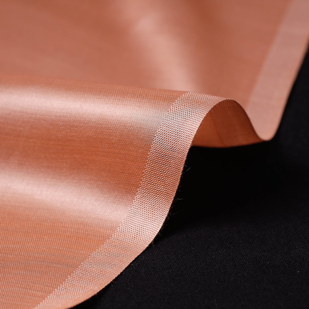 Peach - Pure Modal Silk Plain Fabric