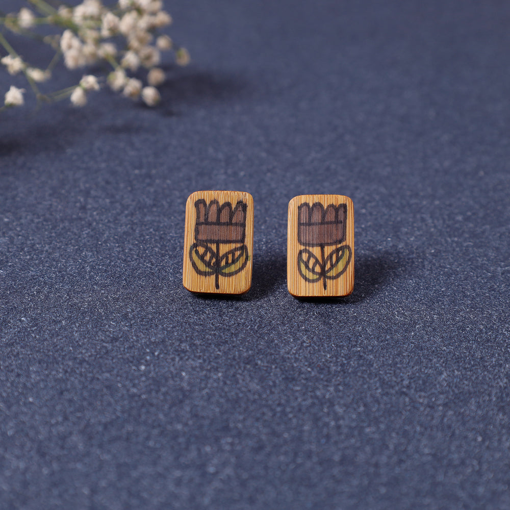 bamboo earrings