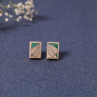 Bamboo Stud Earrings
