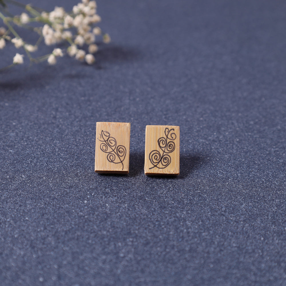 bamboo earrings