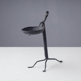 Bastar Tribal Wrought Iron Candle Stand Online in India 