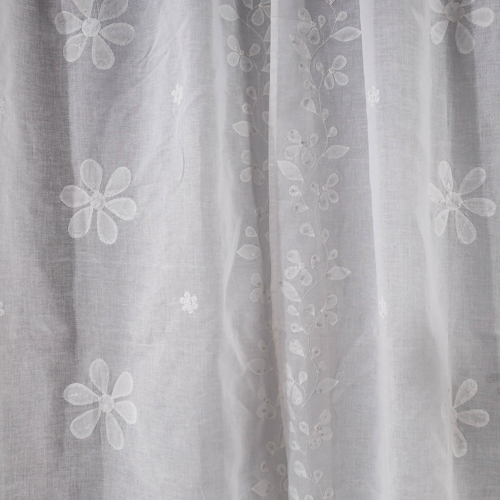 Applique Work Door Curtain